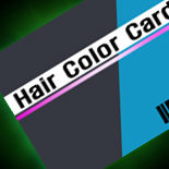 Hair Color Card